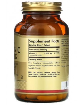 Solgar, витамин C, 1000 мг, 90 таблеток